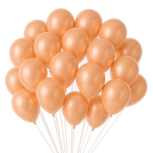 GLOBOLANDIA GLOBOS PERLADOS 10" x 50u SALMON